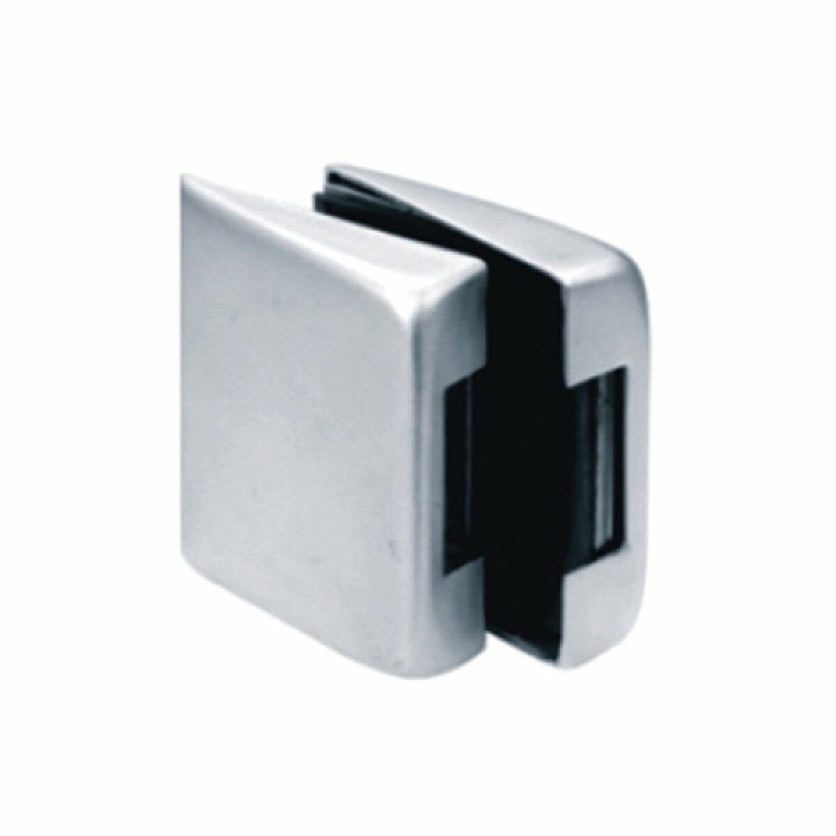 Hafele GLASS LINE Cam Kilit Karşılığı Paslanmaz Çelik Mat | Çift Kanat Cam Kapı