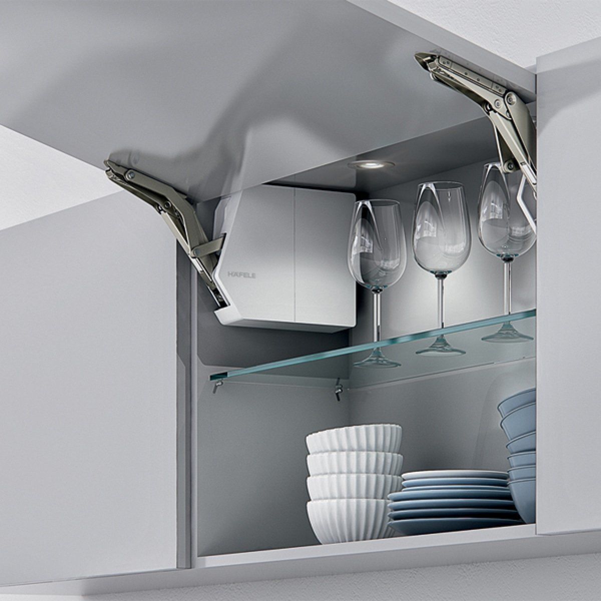 Hafele FREE FLAP 3.15 E Model D antrasit