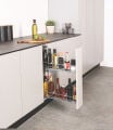 Hafele, NEVA Şişelik Tel Sepet ,150mm,gümüş gri,sol, T.altı kiler