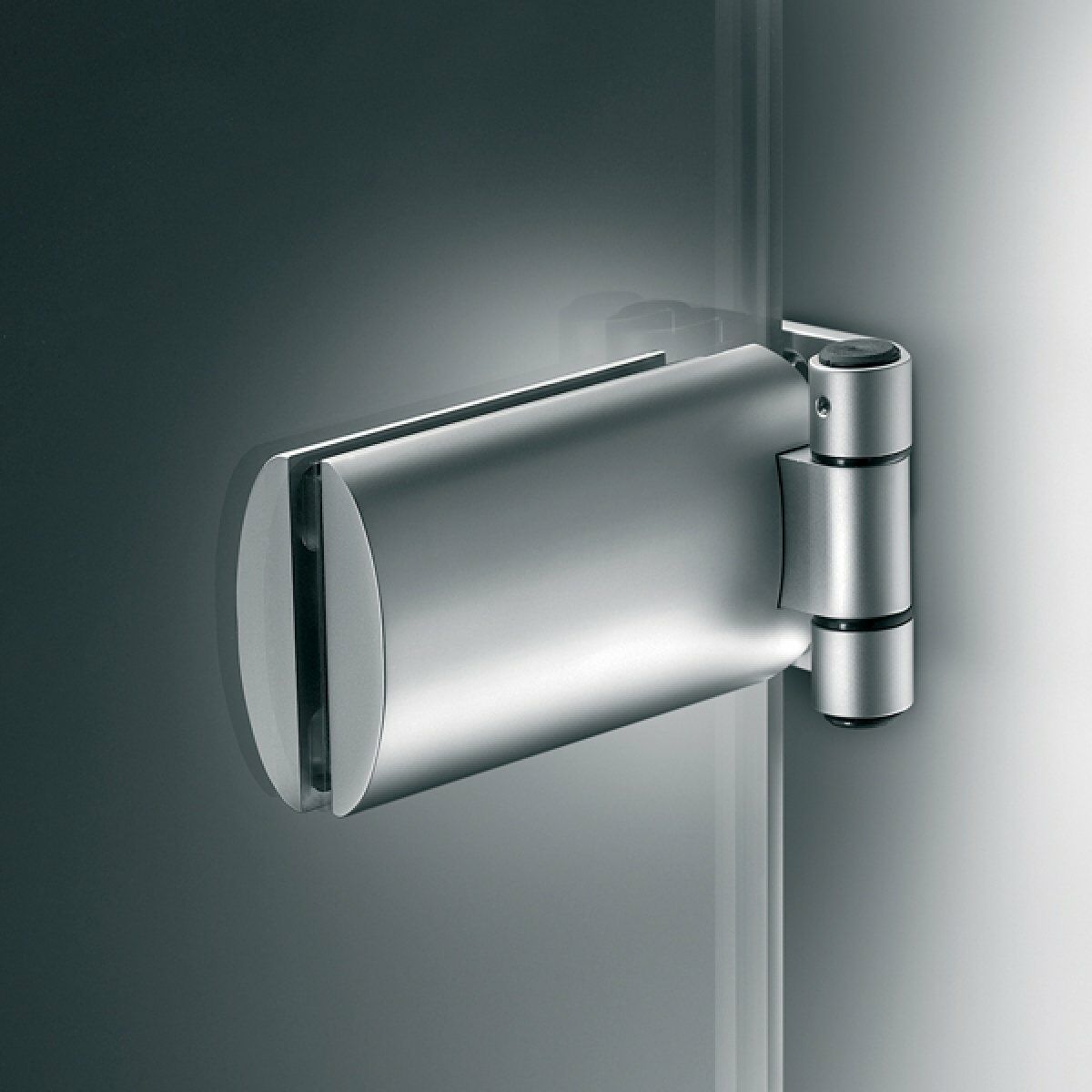 Hafele GLISS Cam Kapı Menteşesi Mat Krom | Duvardan Cama 180°