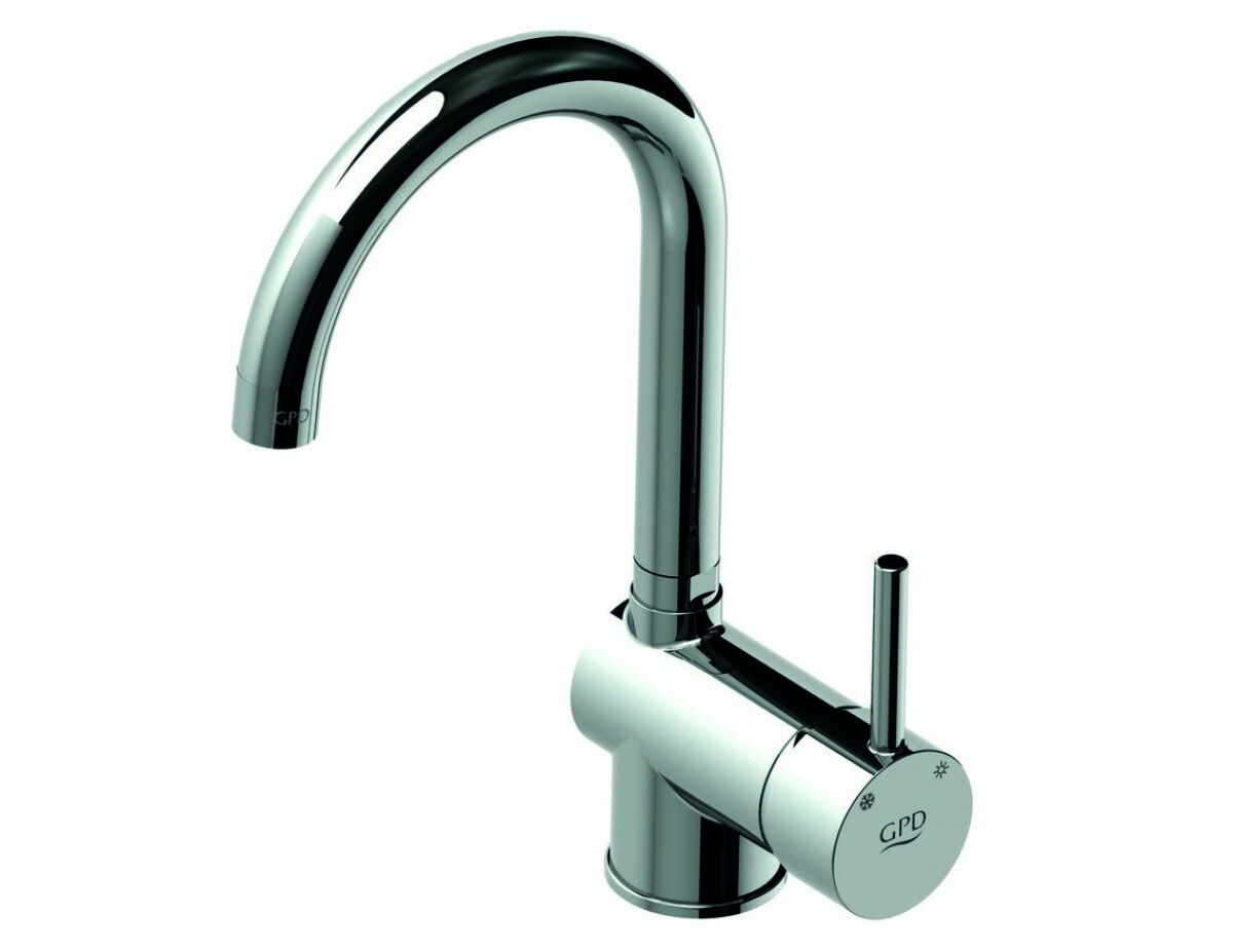 GPD Espina Tek Gövde Krom Lavabo Bataryası | Lavabo Bataryası