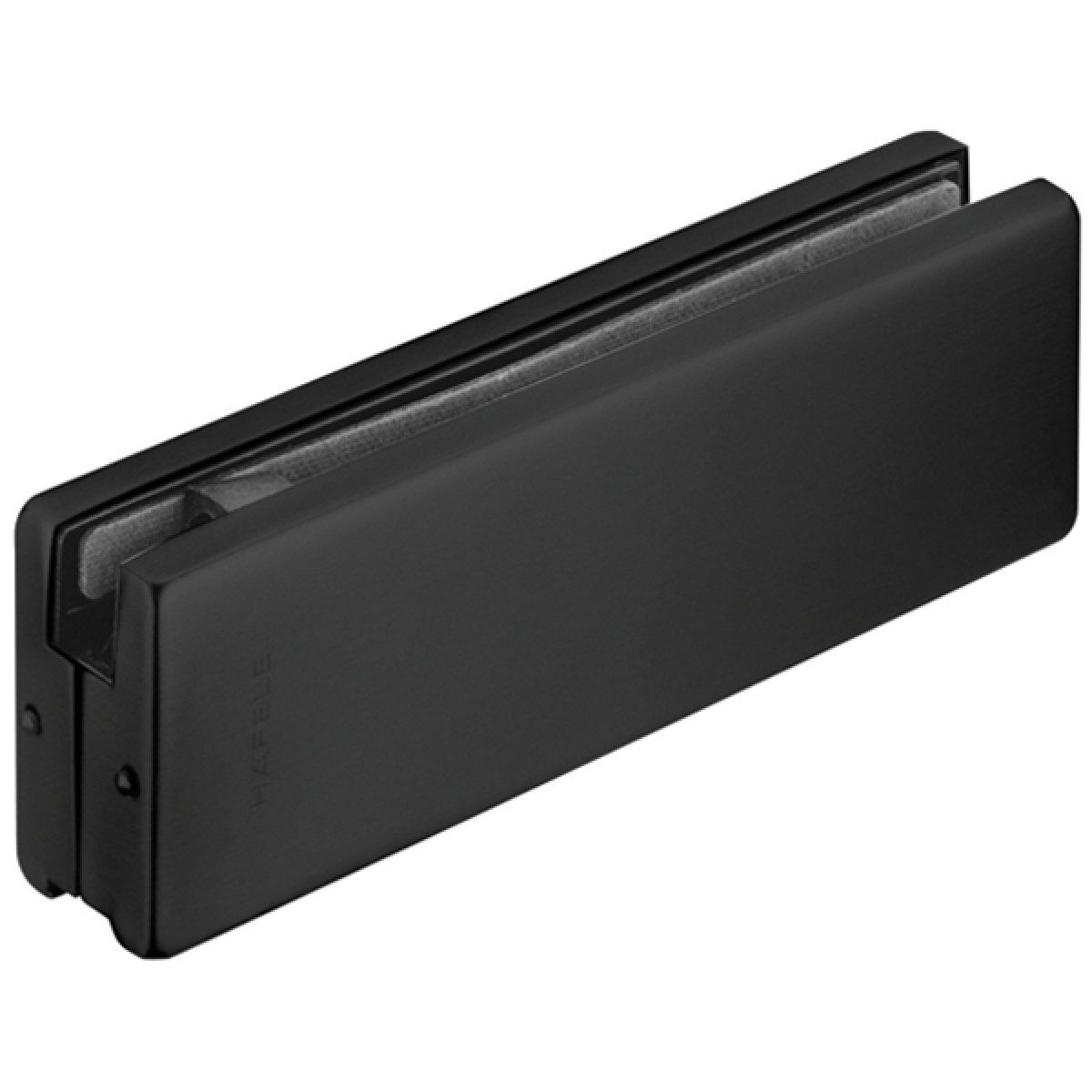 Hafele A Alt Pivot Menteşe Mat Siyah | Cam Kapı Pivot Donanımı