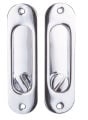 Hafele Kayar Kapı, OVAL Gömme kulp (WC) parlak krom