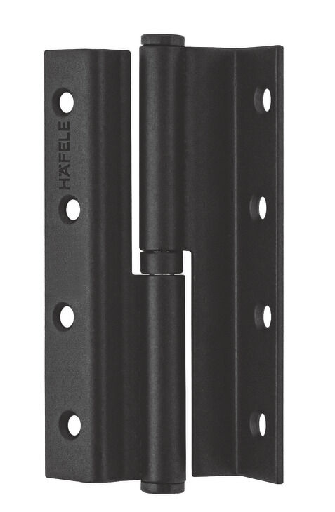 Hafele, BH04 Yaprak menteşe bin.m.siyah çelik 120mm sol