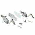 Hafele FREE SWING Makas seti beyaz S6 67-80cm