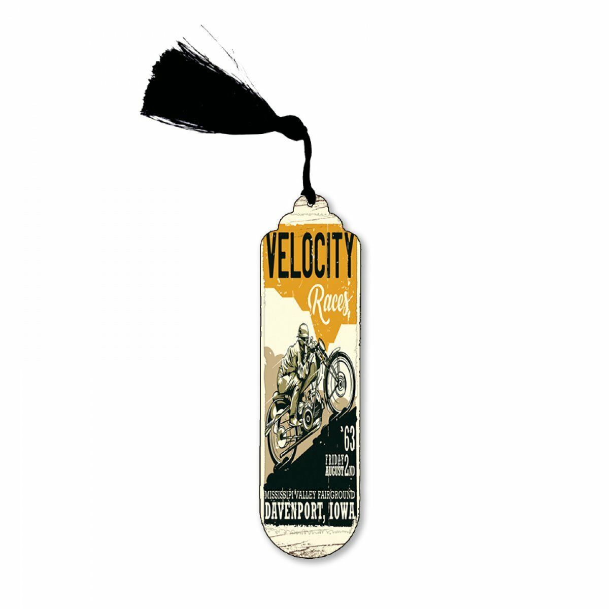 CoŞafak Velocity Tasarımlı Metal Kitap & Defter Ayracı 15 × 5 cm | Kitap Ayracı