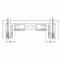 Hafele FREE SWING/UP Enine çubuk gümüş r. 474mm