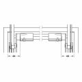 Hafele FREE SWING/UP Enine çubuk gümüş r. 474mm