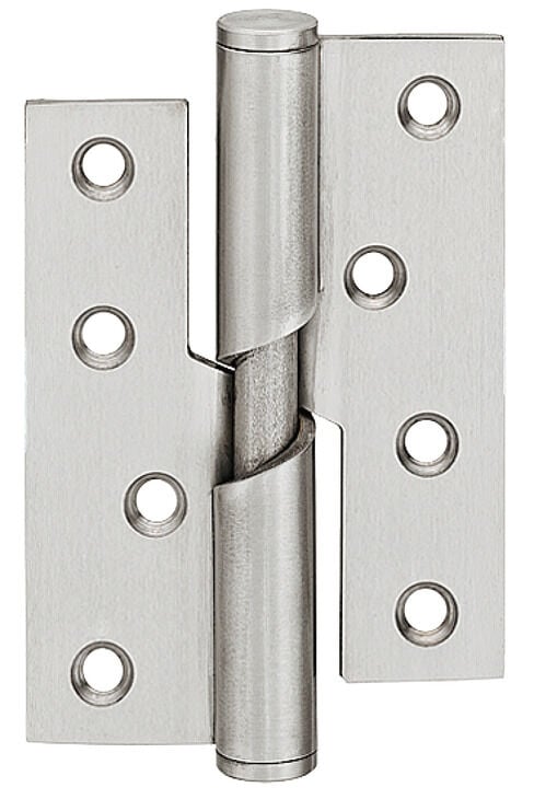 Hafele BH07 Yükselen kapı menteşe .p.çelik .304 mat 101mm sol