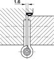 Hafele Yaylı yaprak menteşe p.çelik 304 114x102mm (çift)