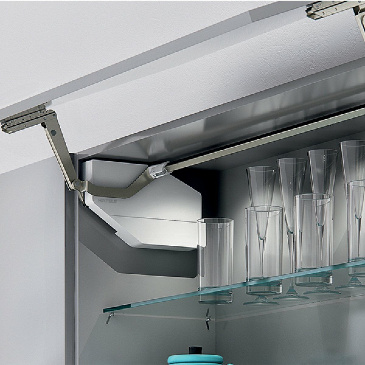 Hafele FREE SWING E S9sw beyaz 670-800/8.0-17.1