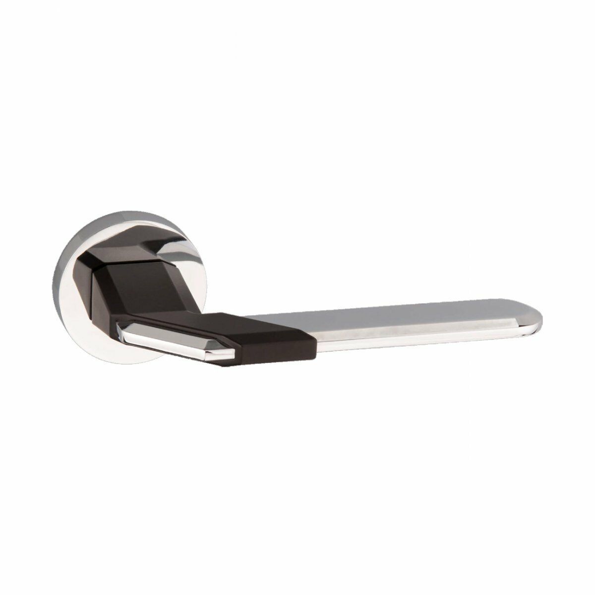 Ventus 4011.CL.CP.MB Kapı Kolu Yale Tipi Krom - Siyah Metal