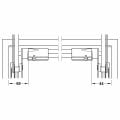Hafele FREE SWING/UP E Enine çubuk, 1049 mm