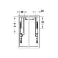 Hafele FREE UP E R4us gri 430-600/4.4-14.6