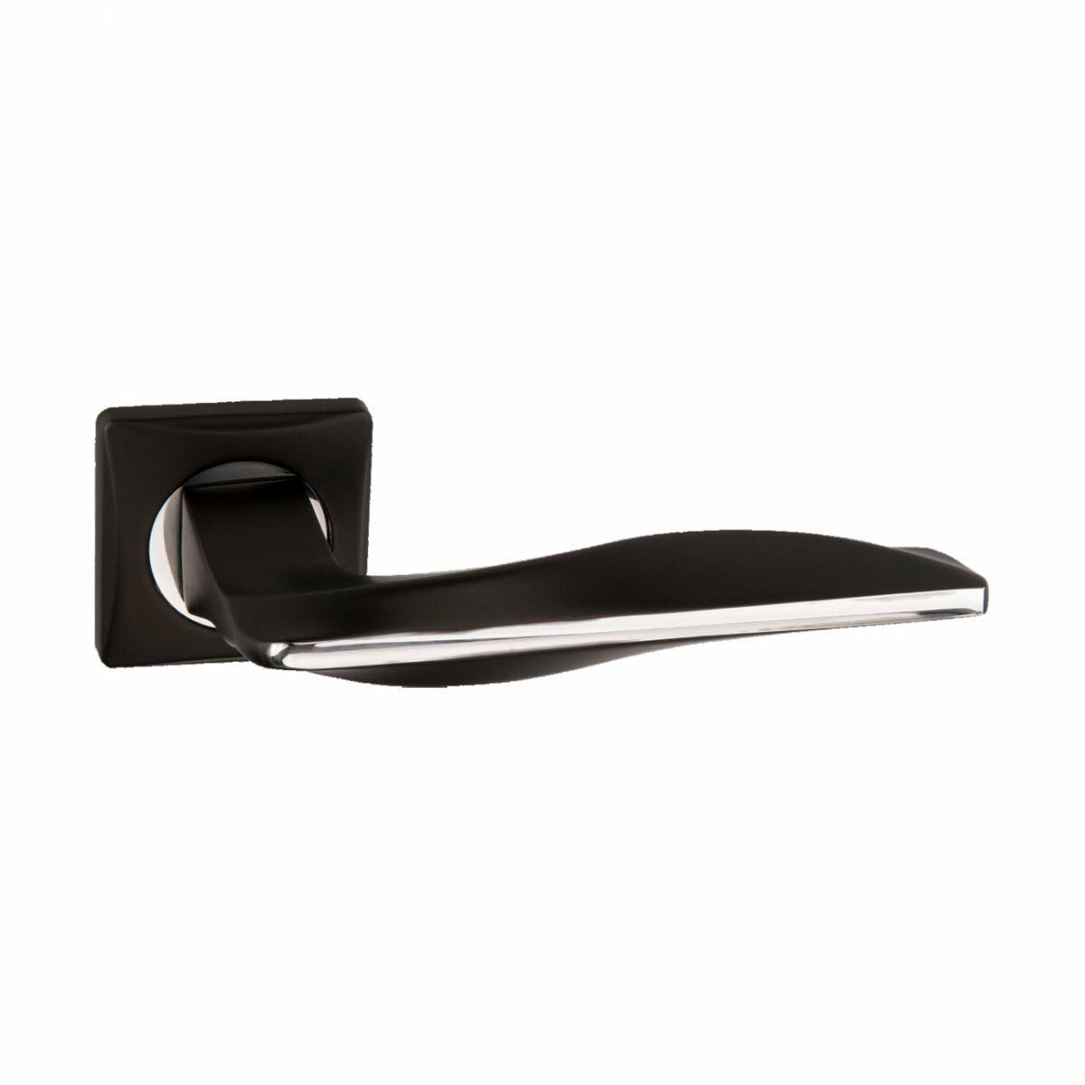Ventus 4004.BK.MB.CP Kapı Kolu WC Tipi Krom - Siyah Metal