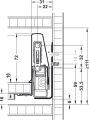 HAFELE Yanaklı Ray , MATRIX BOX P35 beyaz 18/92/500mm, vid.