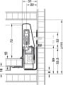 HAFELE Yanaklı Ray, MATRIX BOX P35 gri 18/92/500mm, vid.