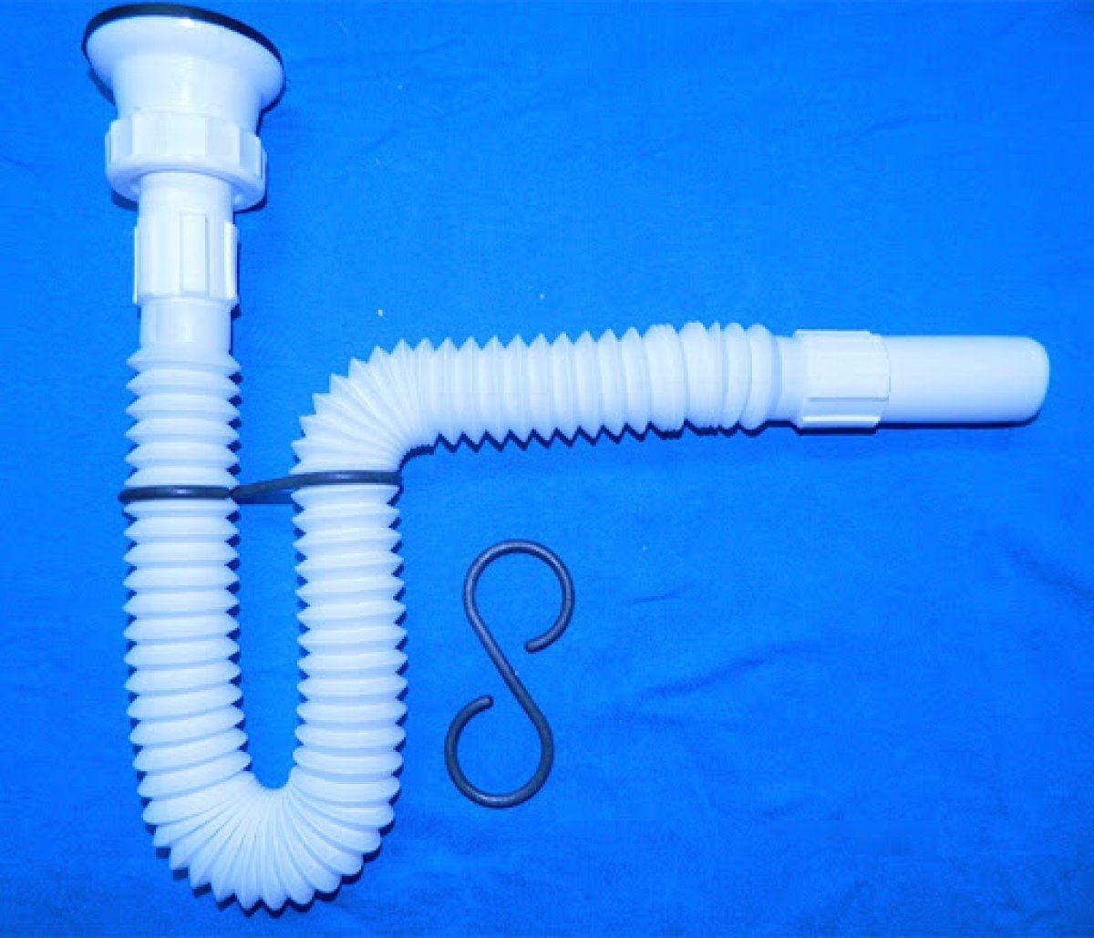 Bilmert Uzun Körüklü Sifon İkili | Lavabo Gider Sifonu