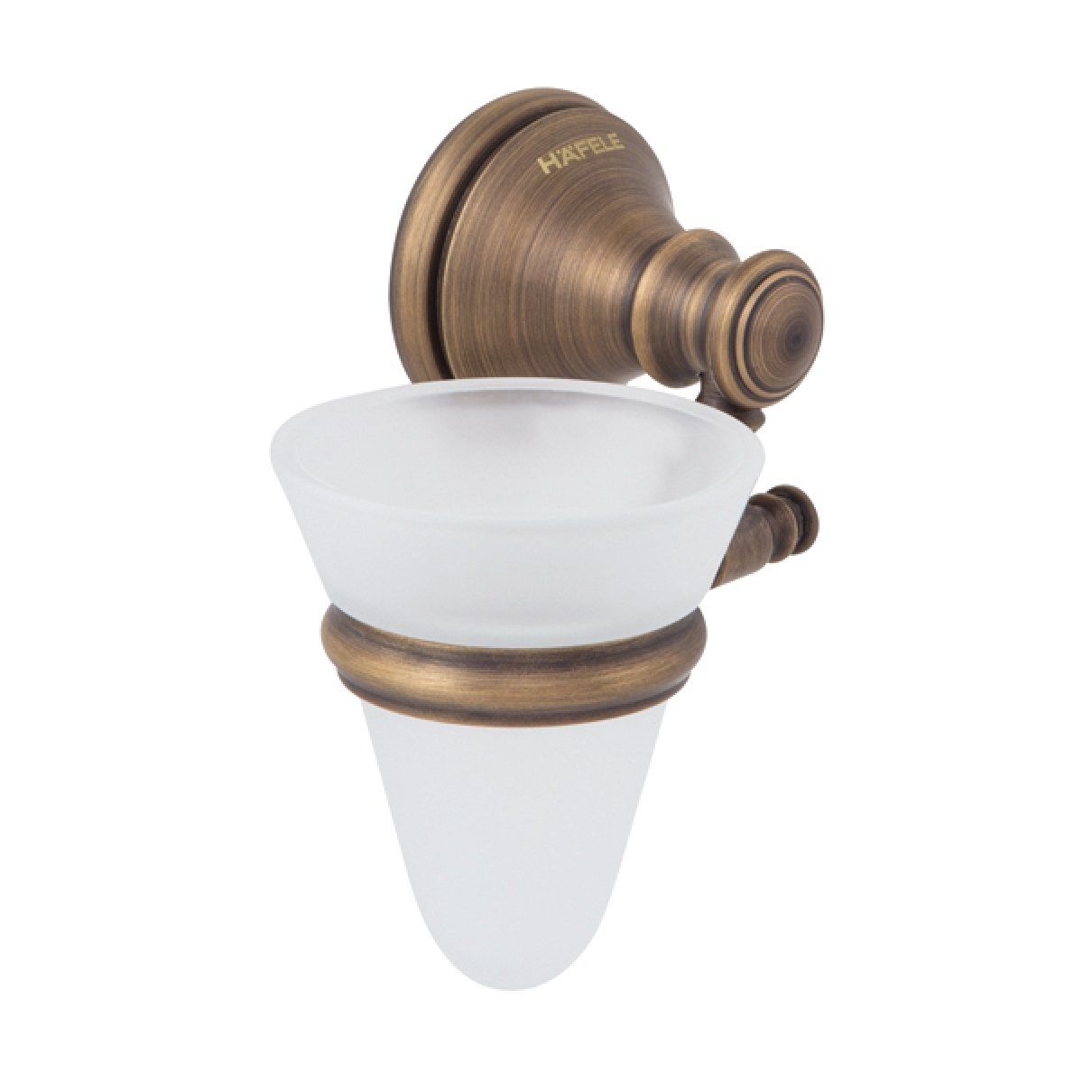 Hafele CALI Diş Fırçalık Antik Bronz | Klasik Banyo Aksesuarı