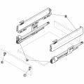 Hafele MATRIX BOX P,beyaz,18/92/450mm,vd.