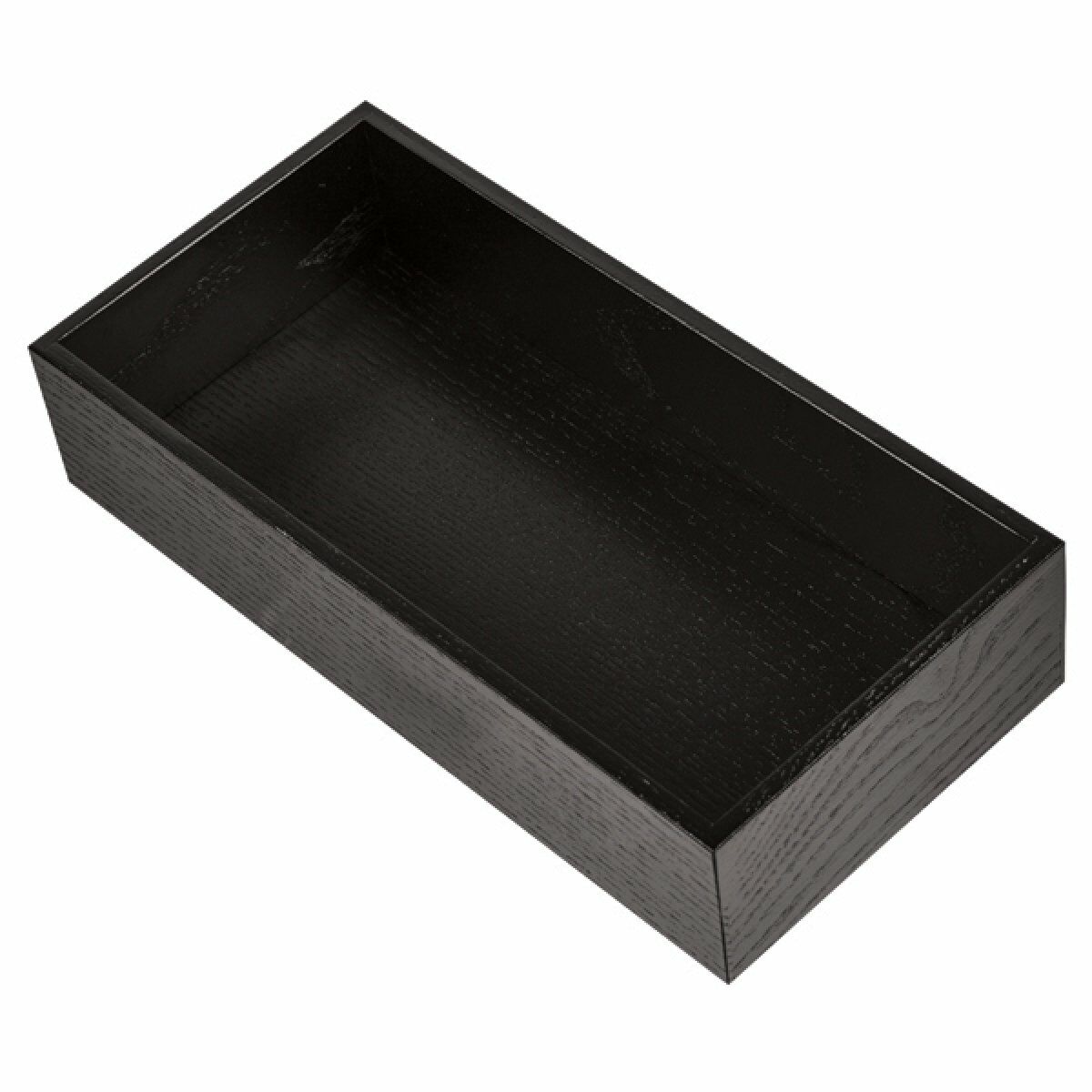 Häfele WOODY Aksesuar Kutusu 255×125×51 mm Siyah | Ahşap Organizer