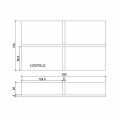 Hafele WOODY Aksesuar bölm.255x125x29mm,siyah