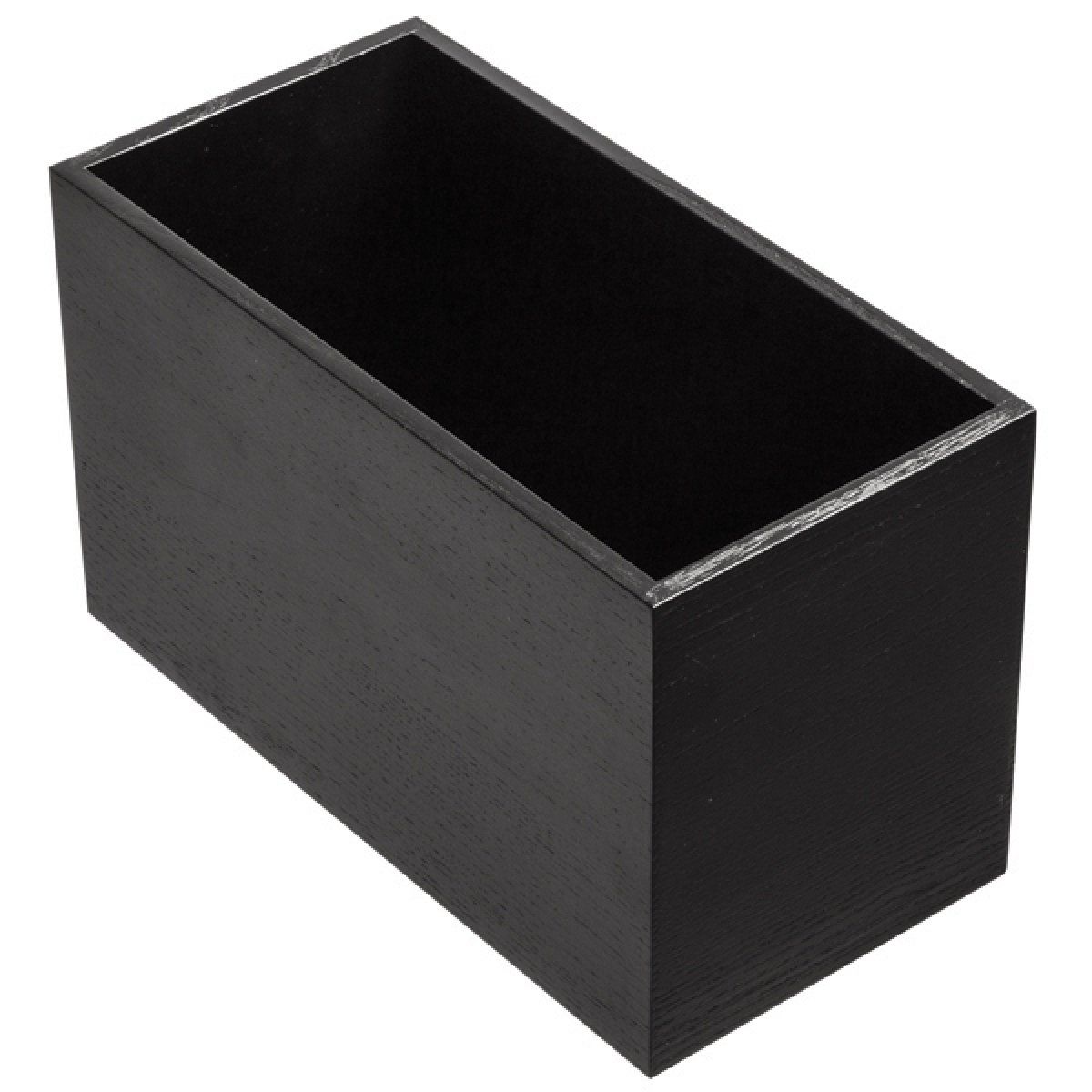 Häfele WOODY Aksesuar Kutusu 259×129×156 mm Siyah | Ahşap Çekmece İçi Kutu