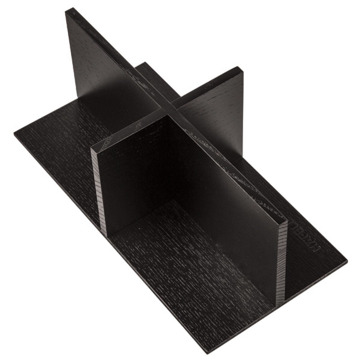 Häfele WOODY Aksesuar Bölmesi 259×129×100 mm Siyah | Ahşap Çekmece İçi Organizer