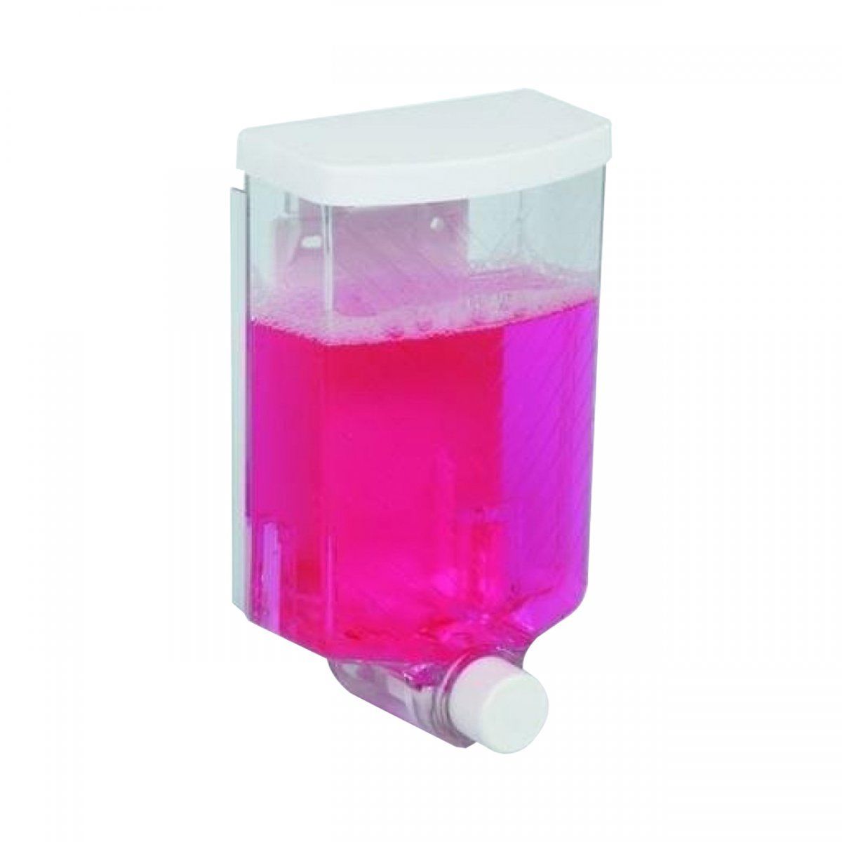 Lider ABS Sıvı Sabunluk Dispenseri 650 ml Şeffaf | Sıvı Sabunluk