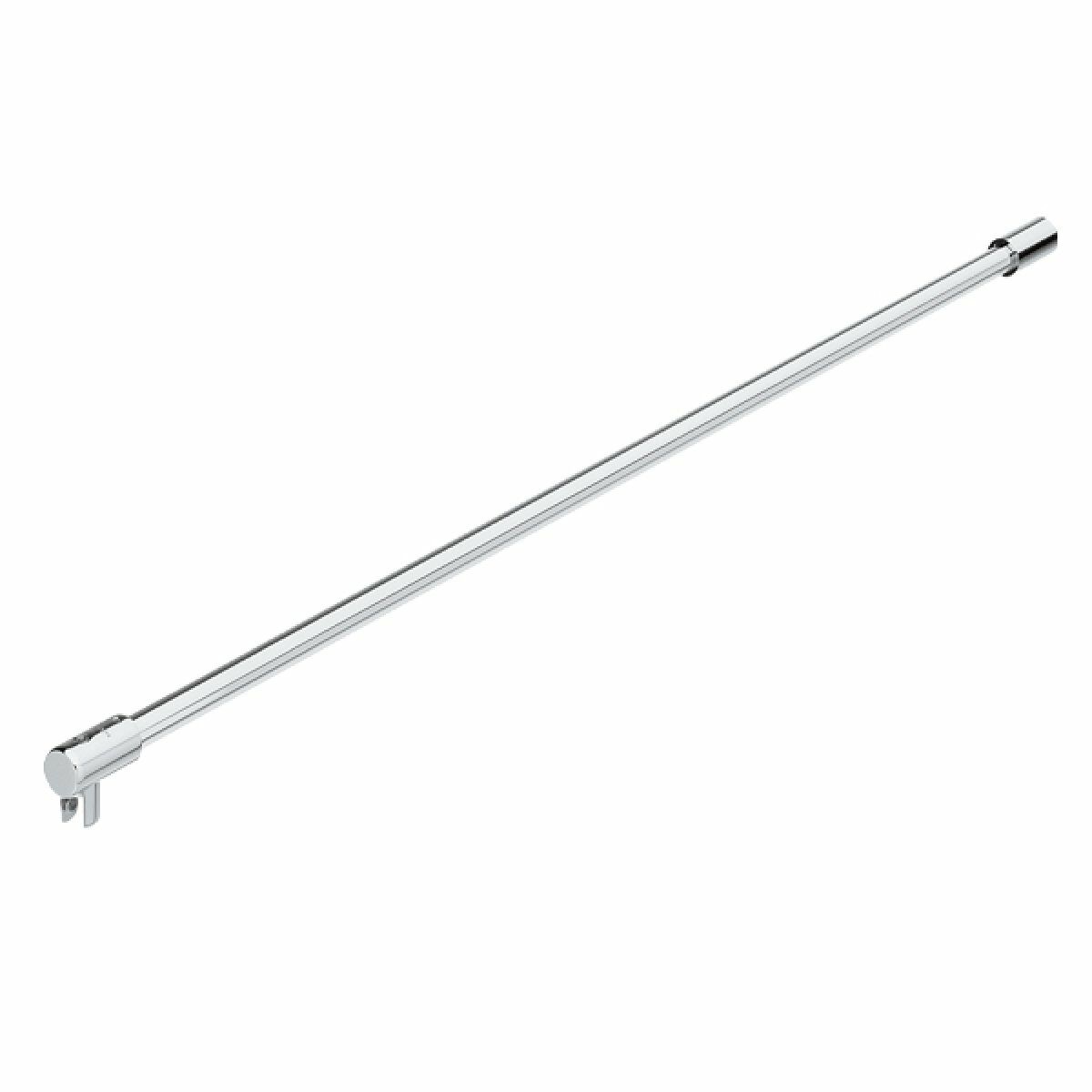 Häfele 90° Cam Gergi Çubuğu 1050 mm Parlak Krom | Duşakabin Cam Destek Çubuğu
