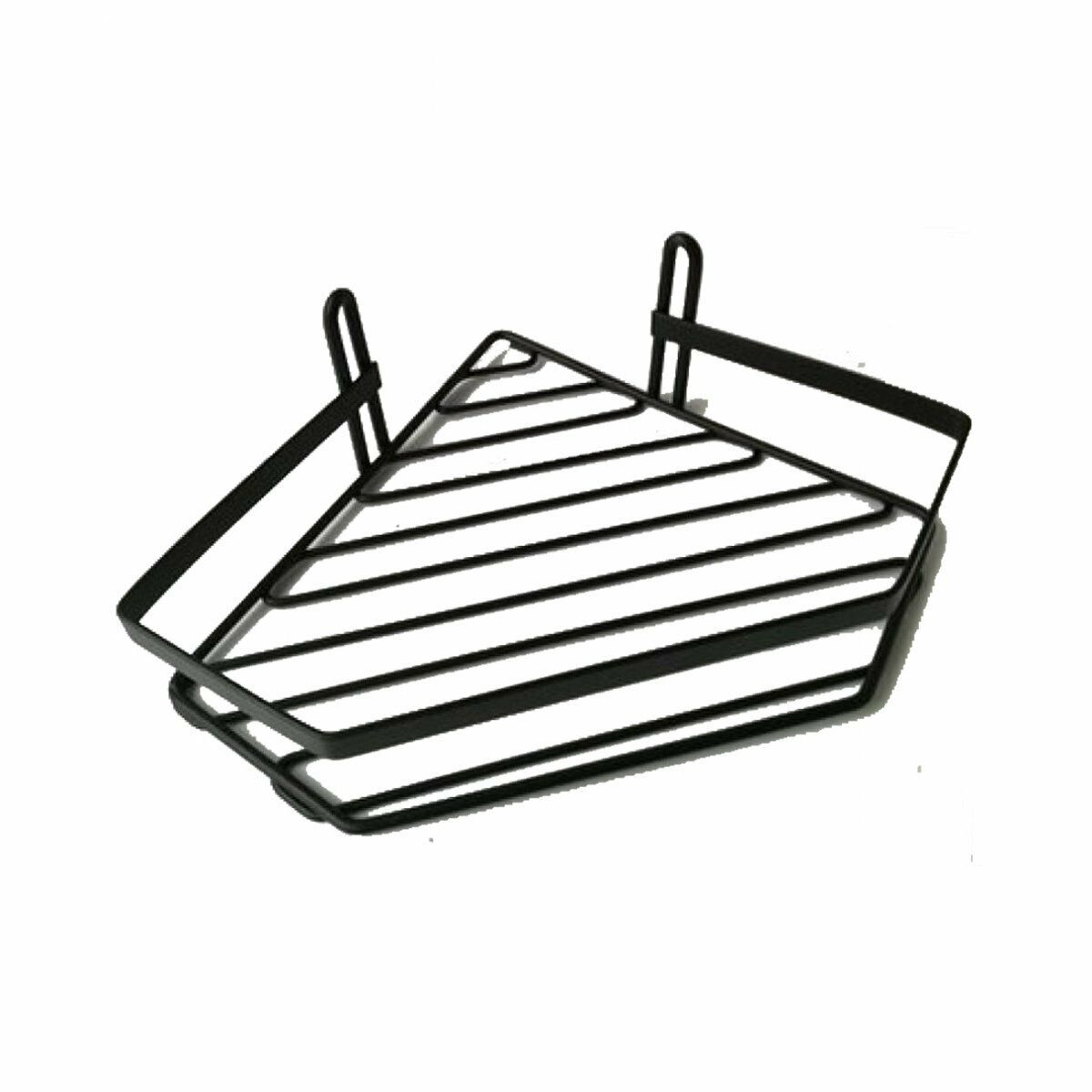 Lider Tek Raf Şampuanlık Paslanmaz Çelik Siyah | Şampuanlık