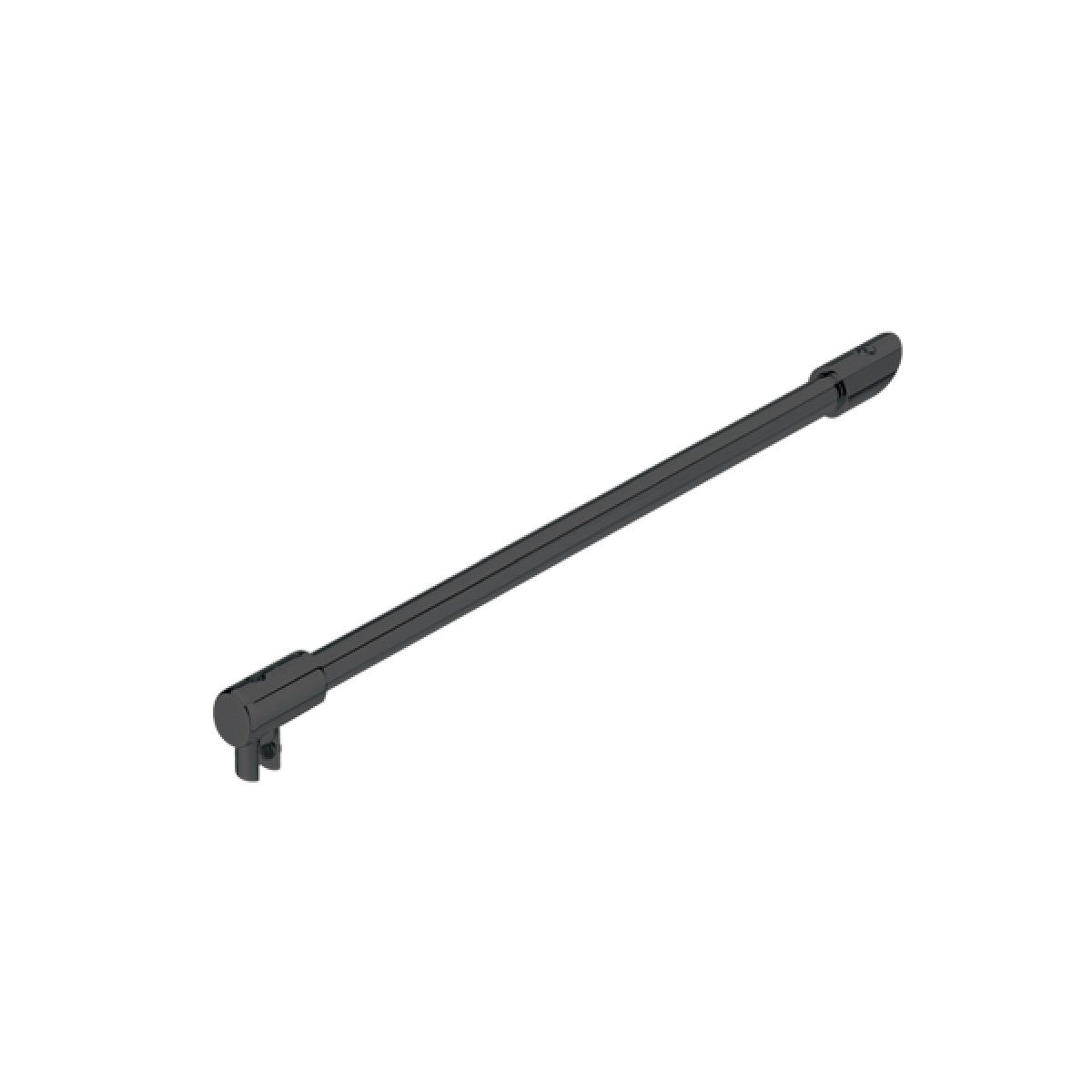Hafele 45° Cam gergi çubuğu,400mm,graift siyah