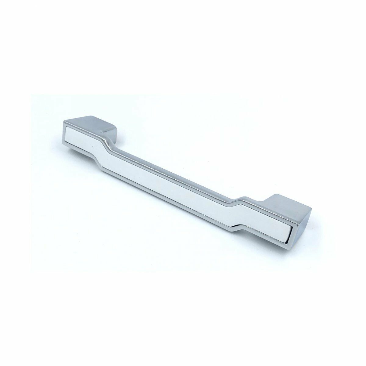 Zavinna Z302 Metal Krom - Mat Beyaz 320mm Akslı Kulp