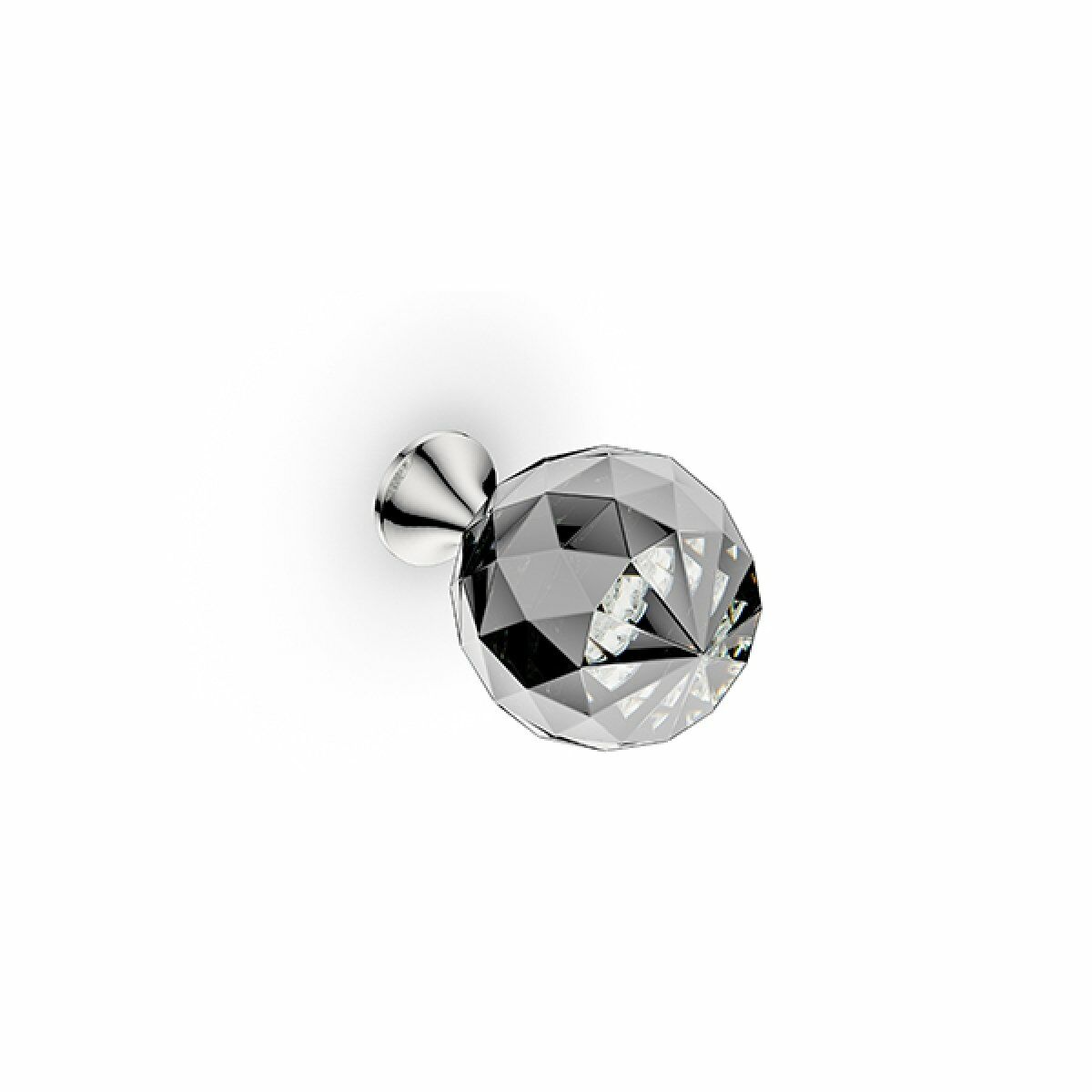 Hafele MELITZ JR Düğme kulp kristal-krom 30mm