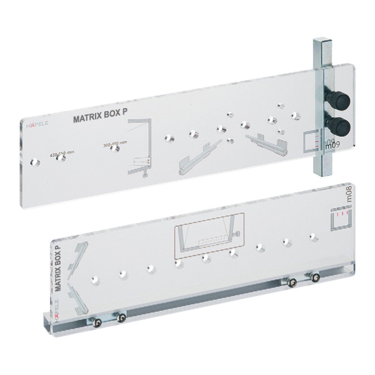 Hafele MATRIX BOX P Montaj şablonu, set