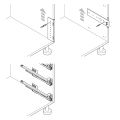Hafele MATRIX BOX P Montaj şablonu, set