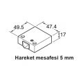 HAFELE Universal Basmalı Kapak Anahtarı Fil Dişi | Dolap İçi Aydınlatma Anahtarı
