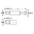 HAFELE MAXIFIX E Çektirme Mili Galvaniz M6 35 mm 10’lu Paket | Ağır Yük Bağlantı Elemanı