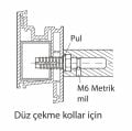 Hafele Bağlantı elemanı gizli tek taraf 20-54mm