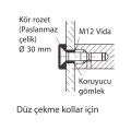 Hafele Bağlantı elemanı tek taraflı 8-12mm
