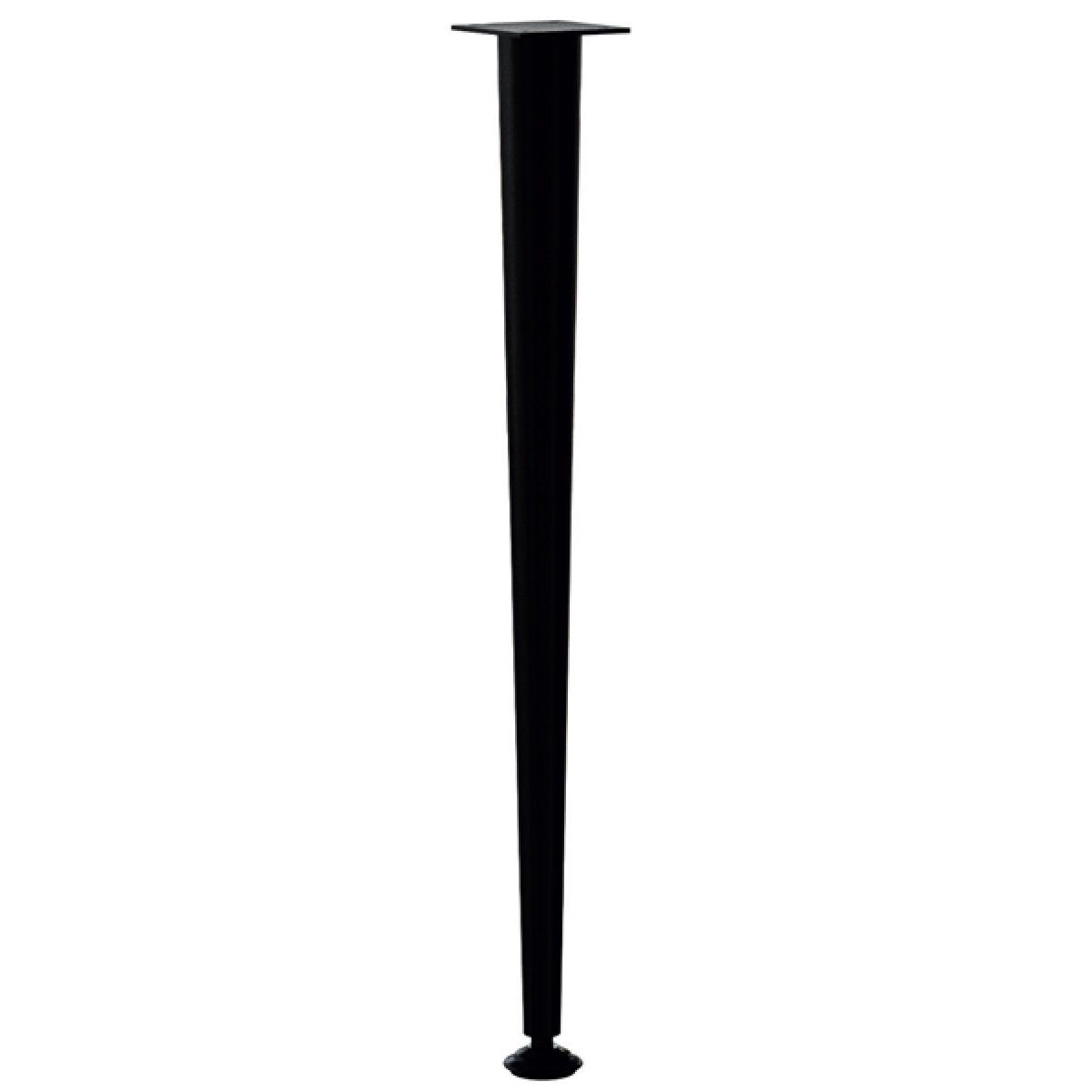 Hafele TOSE Sehpa ayağı ahşap siyah 42-16x410mm