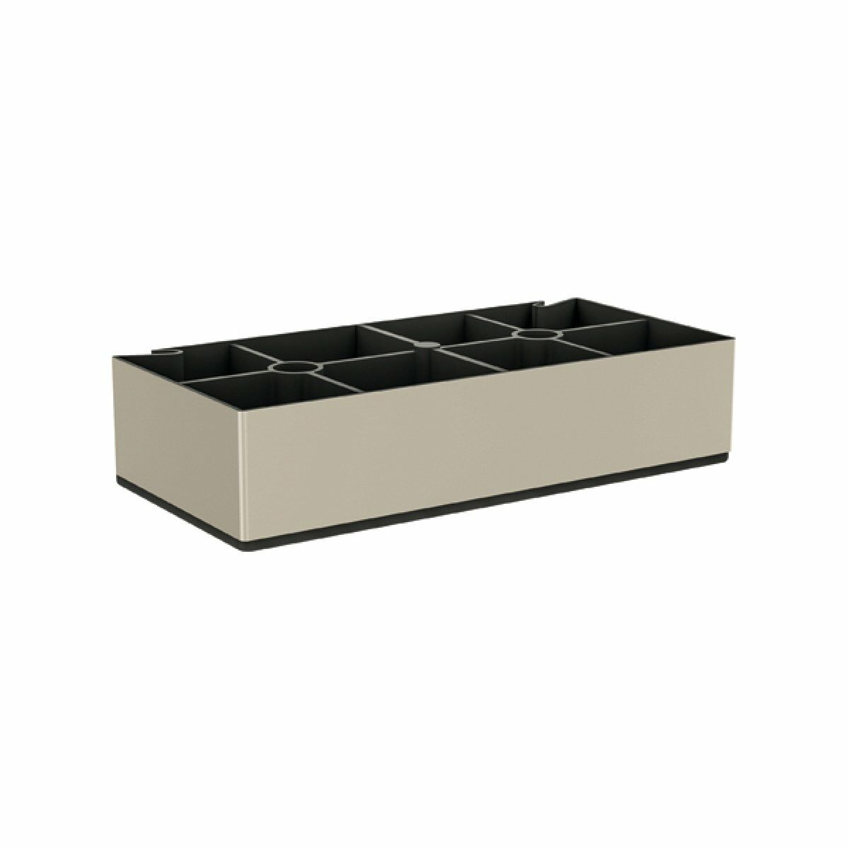 Hafele BOX Ayak köşeli p. çelik renkli 70x40mm