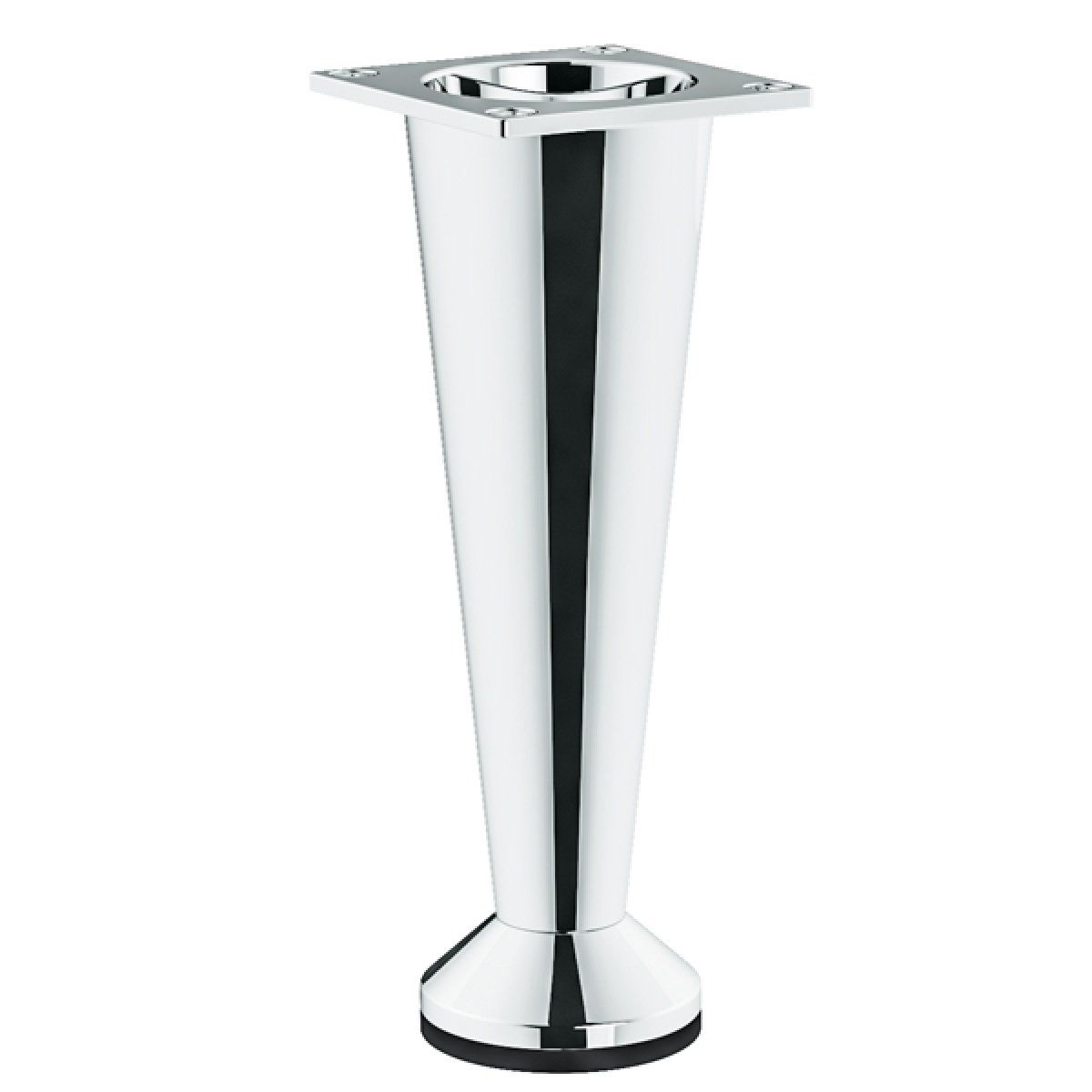 Hafele HELEN Ayak konik parlak krom 100mm
