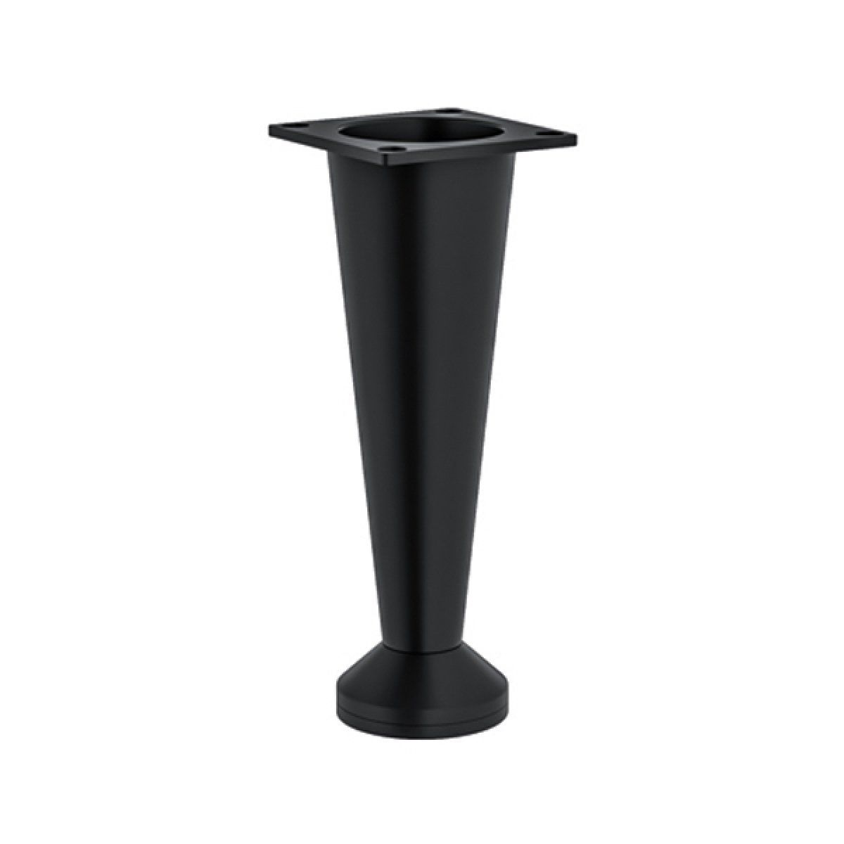 Hafele HELEN Mobilya ayağı konik siyah 100mm