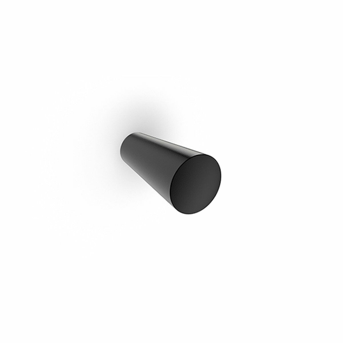 Hafele VASSO Düğme kulp mat siyah 14mm