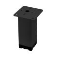 Hafele ARES II Mobilya ayağı mat siyah 40x100mm